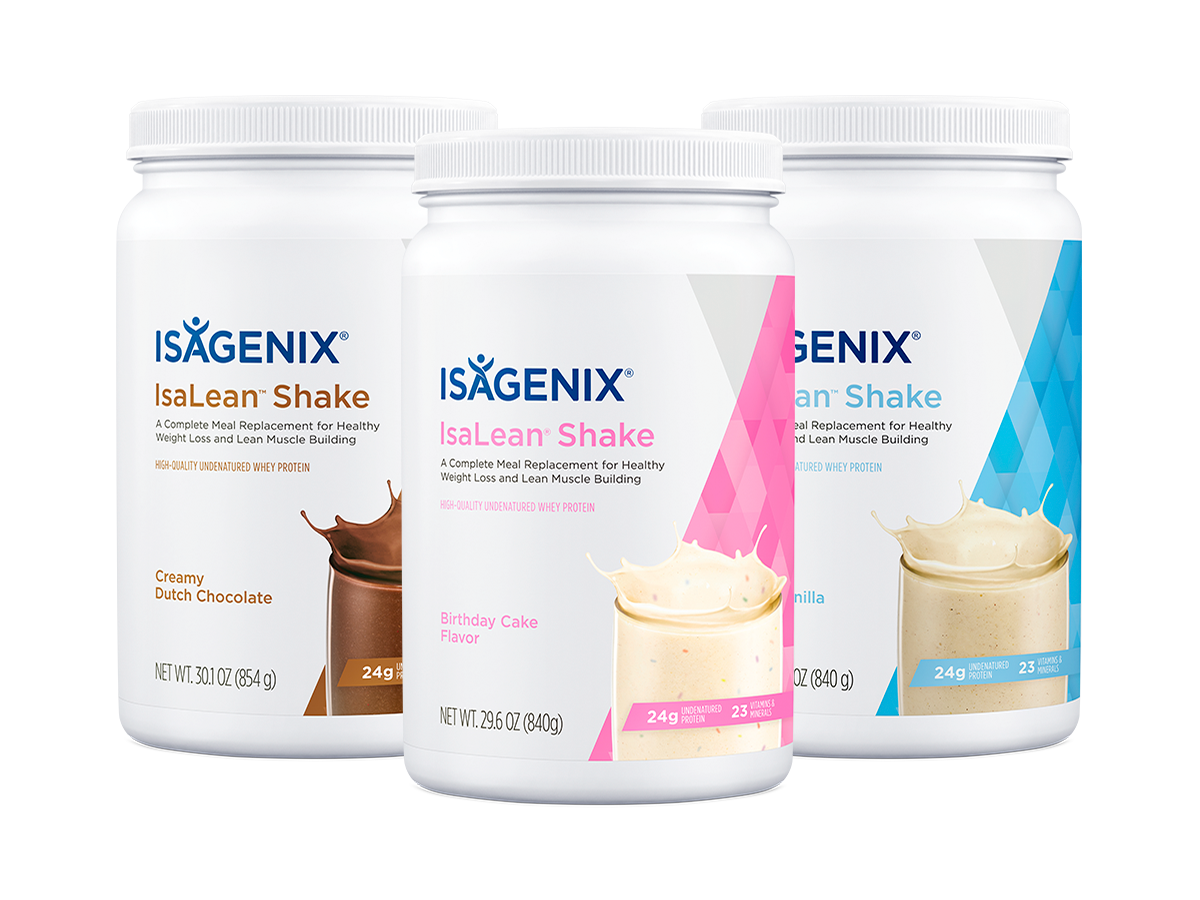 Isagenix IsaLean Shake - Meal Replacement Protein Shake Supports Healthy  Weight & Muscle Growth - Protein Powder Enriched with 23 Vitamins - Creamy
